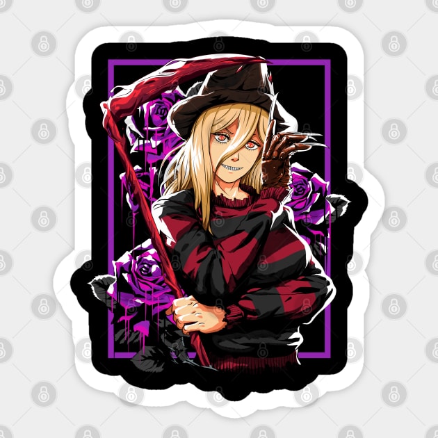 Nightmare Blood Devil Sticker by manoystee